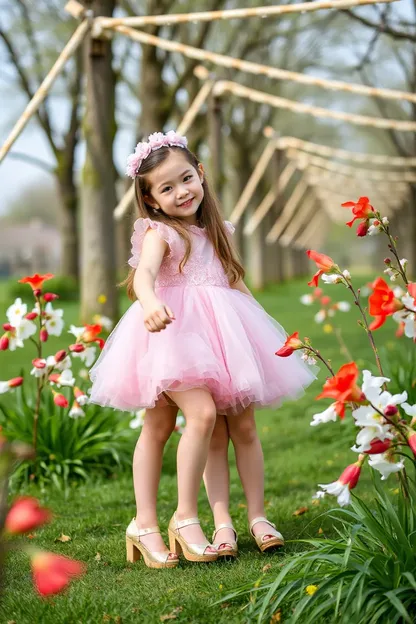 Girls' Spring Dresses in Vibrant Colors and Styles