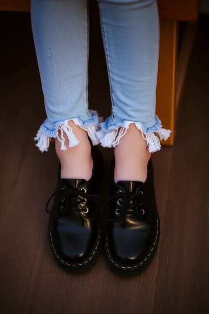 Girls Adore Wearing Black Shoes Daily