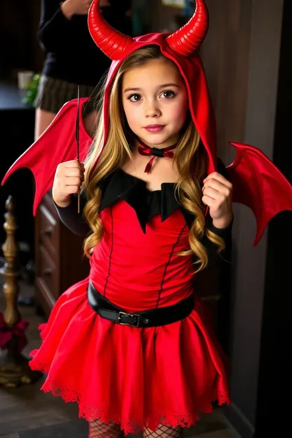 Girls Devil Costume Ideas for Kids Party