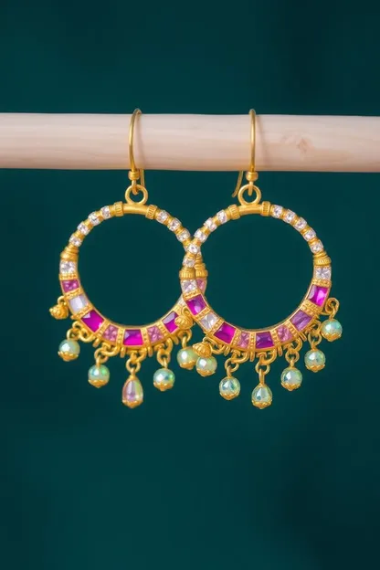 Girls Hoop Earrings in Various Fashionable Designs