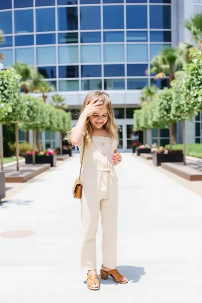 Girls Jumpsuit: Girls Wear Attractive Jumpsuit Style