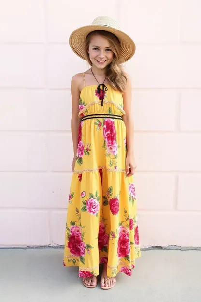 Girls Maxi Dress for Young and Old