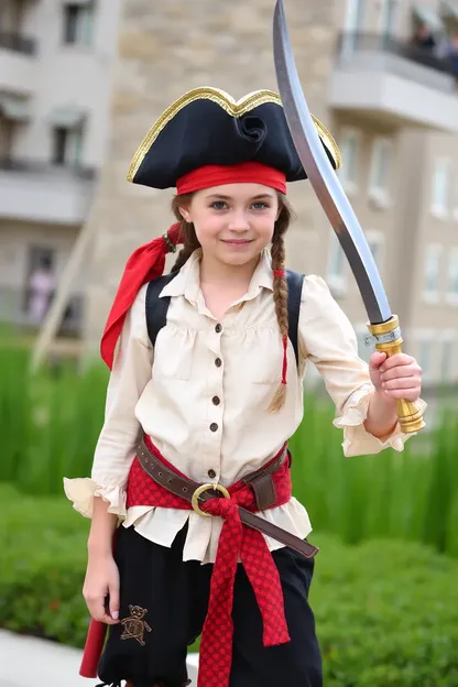 Girls Pirate Costume for a Pirate's Life Fantasy