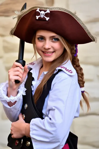 Girls Pirate Costume for a Treasure Hunt Adventure