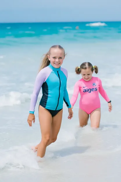 Girls Rash Guard for Swimsuit Season