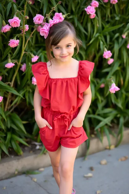 Girls Romper with Adjustable Straps and Sizes