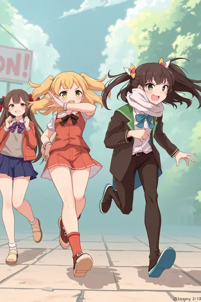 Girls Rush the Animation Studio