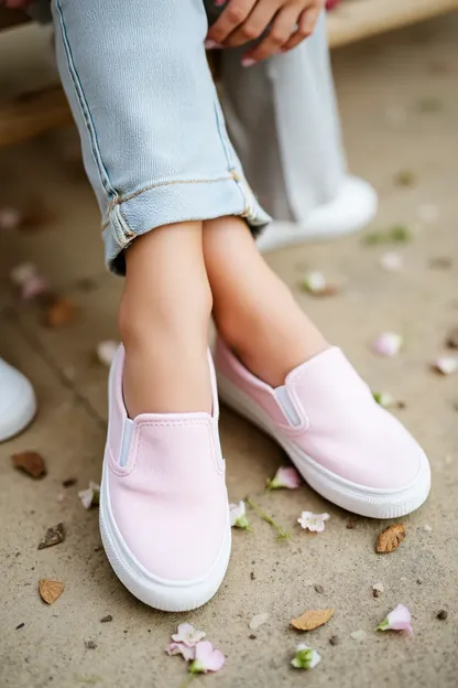 Girls Slip On Sneakers for Comfortable Shoes