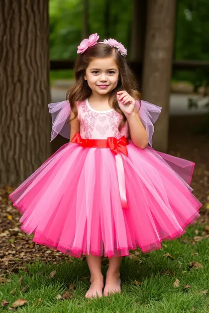 Girls Tutu Dress with Glittery Details for Dance