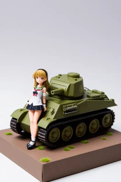 Girls Und Panzer Paper Model Kits Available