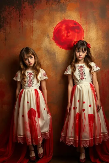 Girls Wear Carrie's Blood-Stained Dress to Attract Attention