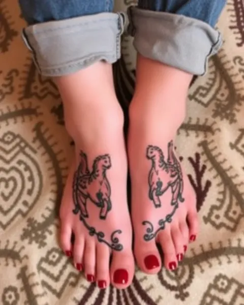 Girly Foot Tattoos for Those Who Dare to Be Different