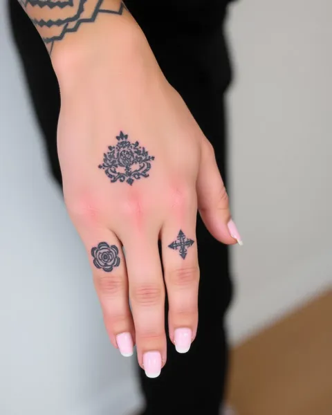 Girly Pretty Hand Tattoos for Beautiful Women