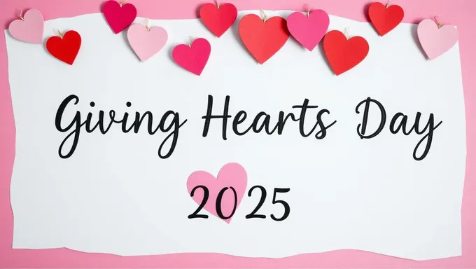 Giving Hearts Day 2025 Special Activities Scheduled