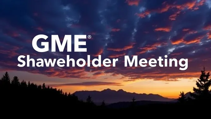 Gme Shareholder Meeting 2025 Link Published Online