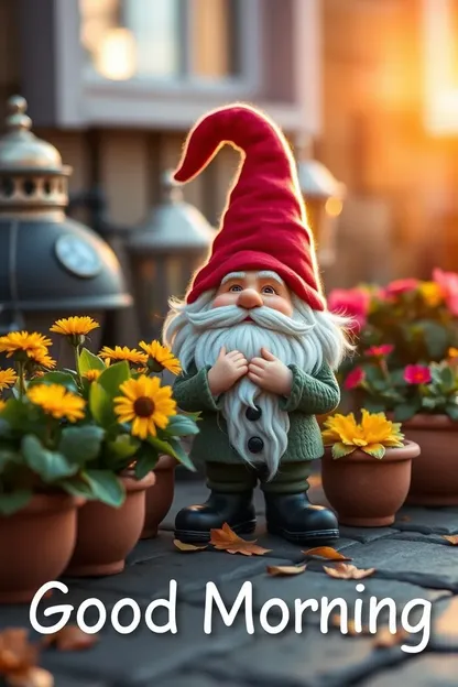 Gnome Images for Good Morning Greetings