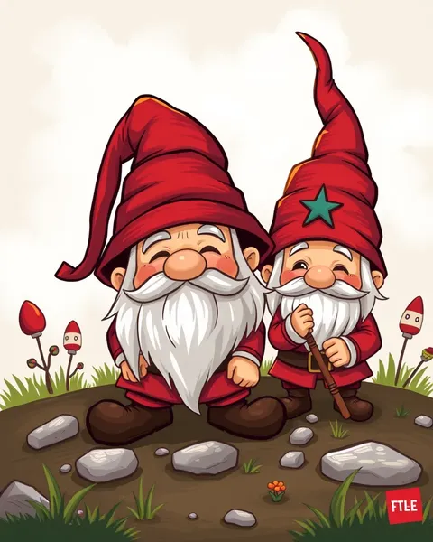 Gnomes in Cartoon Pictures Bring Joy