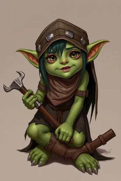 Goblin Girl R34: Dark Magic Confronts Brave Warrior Girl