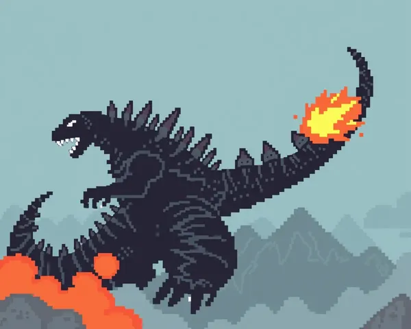 Godzilla 8 Bit PNG Format Detected