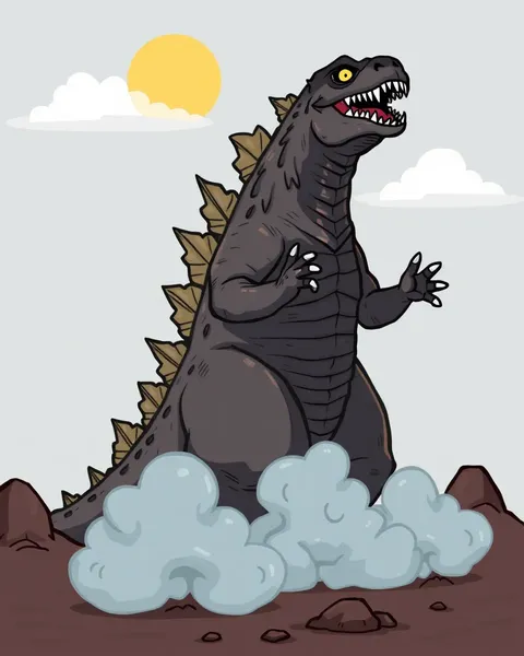 Godzilla Cartoon Picture Collection