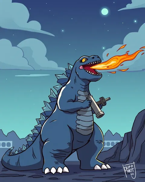 Godzilla Cartoon Picture Gallery