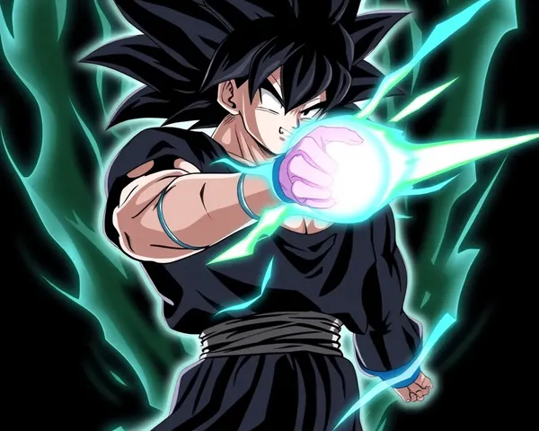 Goku Black PNG File for Graphic Design Project