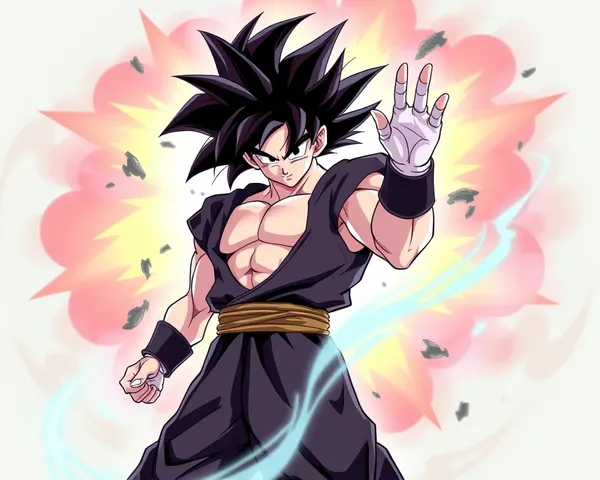 Goku Black PNG File for Website Header Image