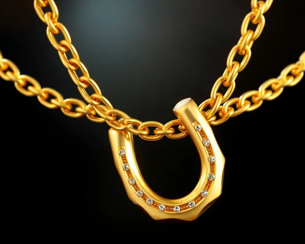 Gold Chain Picture in PNG File