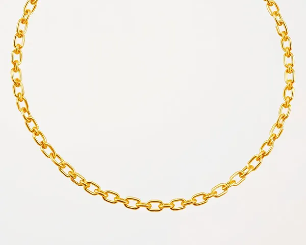 Gold Chain Picture in PNG Format