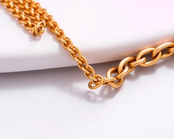 Gold Chain Png Vector for Design