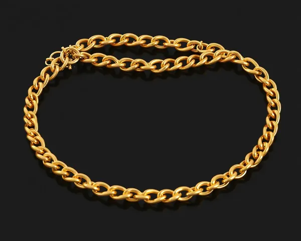 Gold Chain Png for Digital Art