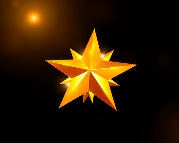 Gold Star PNG File Format Icon Image