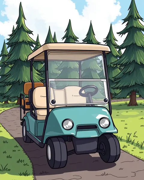 Golf Cart Images Cartoon: Golf Cart Cartoon Images Free Download