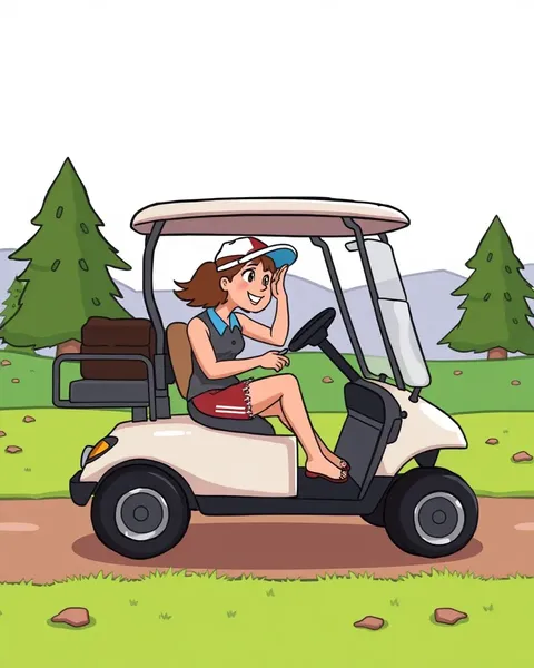 Golf Cart Images Cartoon: Golf Cart Cartoon Images Free