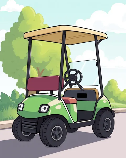 Golf Cart Images Cartoon: Golf Cart Cartoon Images Funny