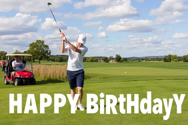 Golf and Birthday Pictures for a Happy Celebration