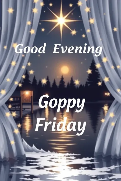 Good Evening Friday Night's Blessings Image Showcase