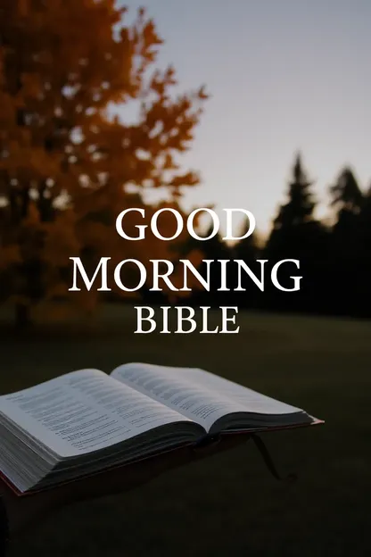 Good Morning Bible Images for Daily Reflection