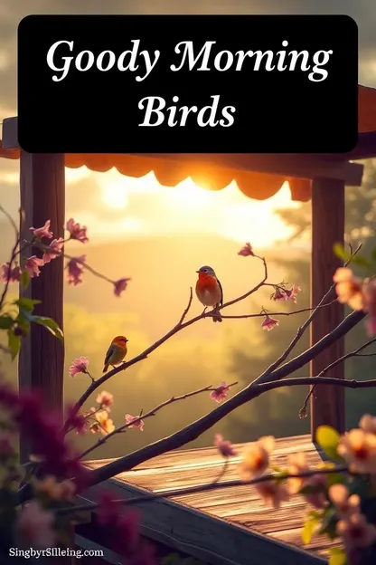 Good Morning Birds Images for Happy Morning Scenes