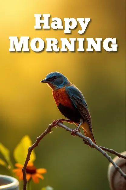 Good Morning Birds Images for Lovely Morning Moments