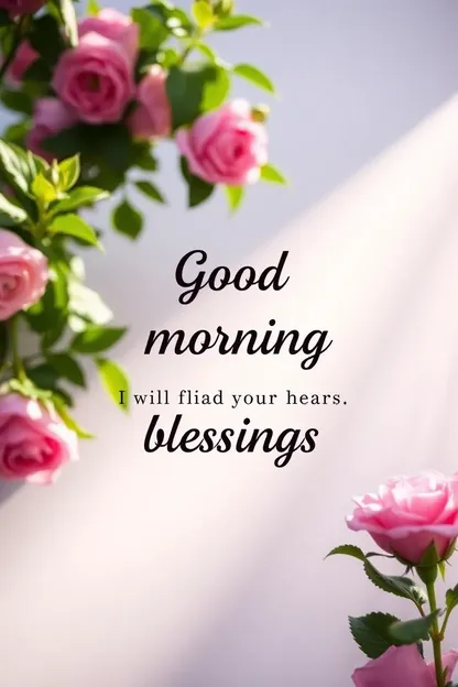 Good Morning Blessings Images for Your Daily Inspiration