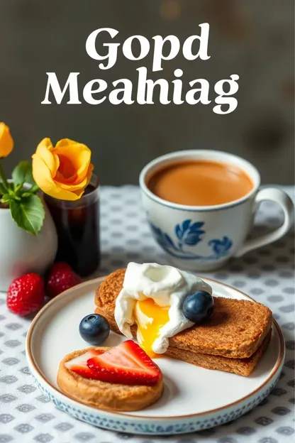 Good Morning Breakfast Images for Cozy Morning Moments