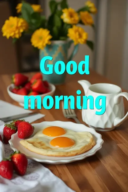 Good Morning Breakfast Images for a Wonderful Day