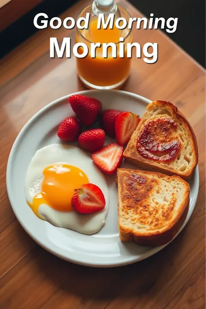 Good Morning Breakfast Images with Delicious Food