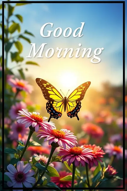 Good Morning Butterfly Images Beautiful