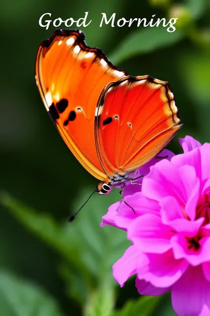 Good Morning Butterfly Images Captured