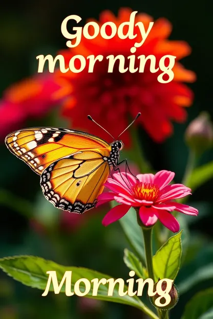 Good Morning Butterfly Images Summary