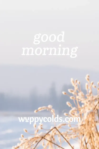 Good Morning Cold Images: Good Cold Images in Morning