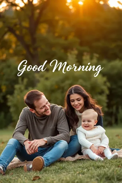 Good Morning Family Image Happy Family Image