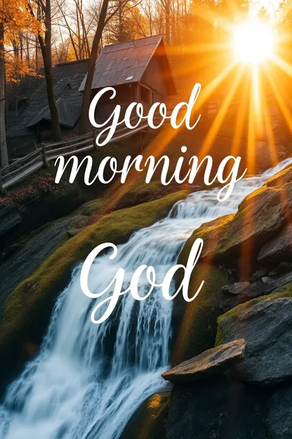 Good Morning God's Beautiful Picture Scene